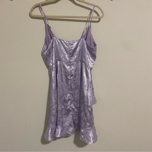Altar'd State Light Purple Jacquard Mini Dress size Medium - Picture 6 of 9